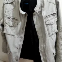 کاپشن چرم و