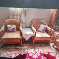 مبل 8 نفره چوب راش|مبلمان خانگی و میز عسلی|شاهین‌شهر, شهرک گلدیس|دیوار