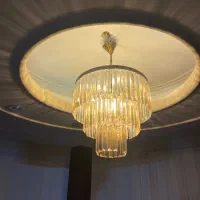 دو عدد لوستر کریستال