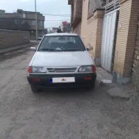 پراید ۸۴ سفید.بیمه ۶ ماه،