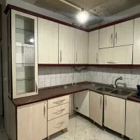 کابینت بدنه تمام فلز به همراه هود و گاز و سینک