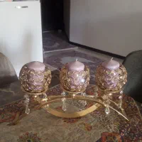 شمعدونی بسیار باکلاس وفانتزی|صنایع دستی و سایر لوازم تزئینی|کرج, شهرک بهارستان|دیوار