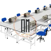 میز چرخ خیاطی / خط دوخت / تجهیزات برش