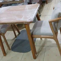 ناهار خوری مینیمال ۲ نفره چوب راش|میز و صندلی غذاخوری|رباطکریم, رباطکریم|دیوار