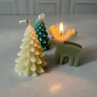 ساخت انواع شمع های مناسبتی