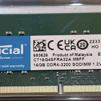 رم لپ تاپ ۱۶ گیگ DDR4 کروشیال