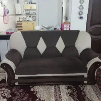 مبل ۷ نفره همراه با میز|مبلمان خانگی و میز عسلی|قرق, |دیوار