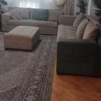 مبل هفت نفره با میز وسط نو|مبلمان خانگی و میز عسلی|علیآباد کتول, |دیوار