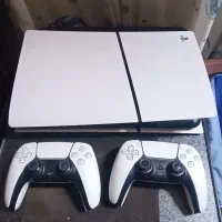 کنسول ps5 slim digital دو دسته + بازی و اکسسوری