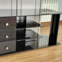 میز تلویزیون شیشه ای