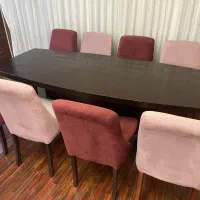 میز ناهارخوری ۸نفره به همراه صندلی