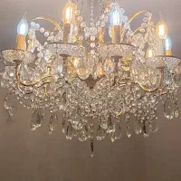 لوستر کریستال|لوستر و چراغ آویز|تهران, مینی‌سیتی (شهرک نفت)|دیوار