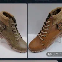 کفش نیم بت خز دار