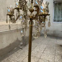 دو عدد شمعدون ایستاده (آباژور)/لوستر کنارسالنی|چراغ خواب و آباژور|تهران, آبشار|دیوار