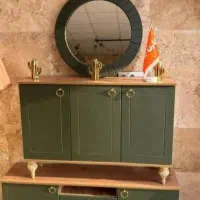 آینه کنسول میز تلویزیون جاکفشی|بوفه، ویترین، کنسول|هشتگرد, فاز ۳ مهستان|دیوار