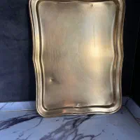 سینی برنجی قدیمی روسی