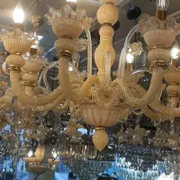 لوستر بلوری خارجی با نصب رایگان و اقساط ۶ ماهه|لوستر و چراغ آویز|اراک, |دیوار