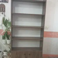 کتابخانه چوبی کمد دار