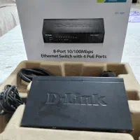 سوئیچ ۸ پورت با ۴ پورت poe برند دی لینک