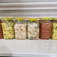 سالا فصل و شور گل کلم بصورت فله ایی