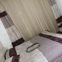 ست روتختی و پرده و تعدادی پتوی نو ولحاف دونفره
