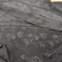 دوقواره چادر مشکی مجلسی و سفید گلدار