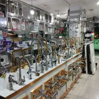 اجاق گازرومیزی ۵شعله۴شعله روشویی سنگی شیرالات