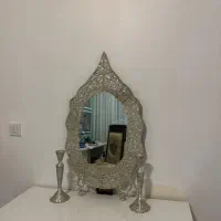 اینه و شمعدان ملیه رنگ ثابت|صنایع دستی و سایر لوازم تزئینی|تهران, سازمان برنامه شمالی|دیوار