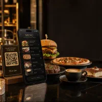طراحی منوی دیجیتال کافه و رستوران،QR Code،اختصاصی