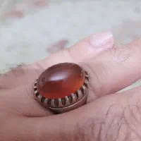 انگشتر نقره عقیق قدیمی