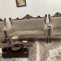 مبل سلطنتی چوبی|مبلمان خانگی و میز عسلی|الوند, |دیوار
