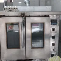 فر صنعتی ۸ دیس گردان بهمراه خمیرگیر