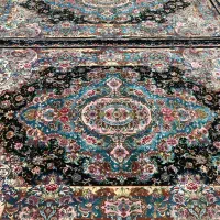 فرش دستباف جفت۶متری سالاری۲متن، رج ۴۰ چله ابریشم|فرش|تبریز, |دیوار