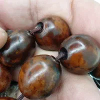تسبیح کشکول کهنه تراش دست حبه درشت نر اوماده|جواهرات|اهواز, اهواز|دیوار