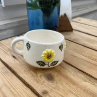 فنجان سرامیکی افتاب گردان