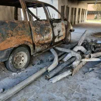 خودرو ون کاروان سایپا به علت آتش سوزی فروشی است|خودرو سواری و وانت|جویبار, |دیوار