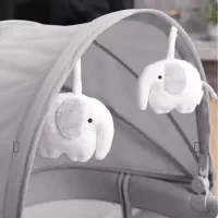 گهواره برقی و تخت کنار مادر ماستلا|تخت و صندلی بچه|مشهد, عبادی|دیوار