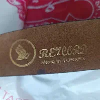 کمربند چرم طبیعی ترک