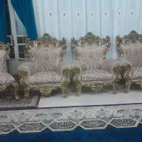 مبل ۹نفره سلطنتی همراه میز|مبلمان خانگی و میز عسلی|تربتحیدریه, فتح المبین|دیوار