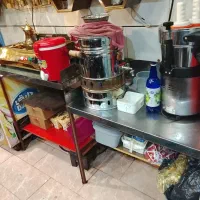 میز کار فلزی با صفحه استیل در فارسان