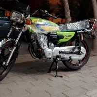 موتور ۲۰۰ همتاز گاز وحشی زیبا رنک سبز