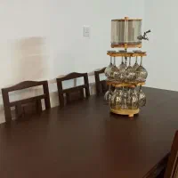 میز ناهارخوری هشت نفره چوب راش مارک چوبیران