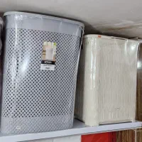 سبد لباس لیمون سبد لباس چرک سبد رخت پلاستیکی