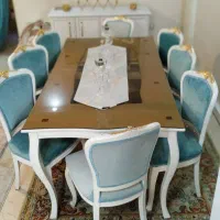 میز ناهارخوری 8 نفره|میز و صندلی غذاخوری|تهران, تسلیحات|دیوار