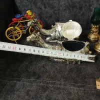 برنجی برنزی مجسمه دکوری ظروف آشپزخانه جاجواهرات|کلکسیون اشیاء عتیقه|تهران, افسریه جنوبی|دیوار