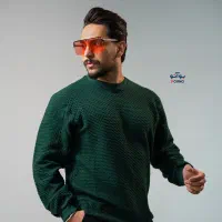 دورس مردانه یقه گرد 3 لایه موج دارمدل4