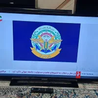 تلویزیون ۴۰ اینچ همراه اندروید باکس بسیار تمیز