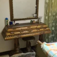 ست تخت و آینه کنسول|تخت و سرویس خواب|ساری, |دیوار