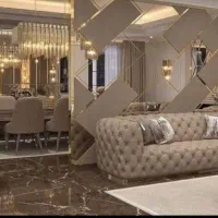 آینه کاری کاغذدیواری نقاشی ساختمان بازسازی کامل