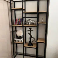 ویترین ترکیب اهن و چوب